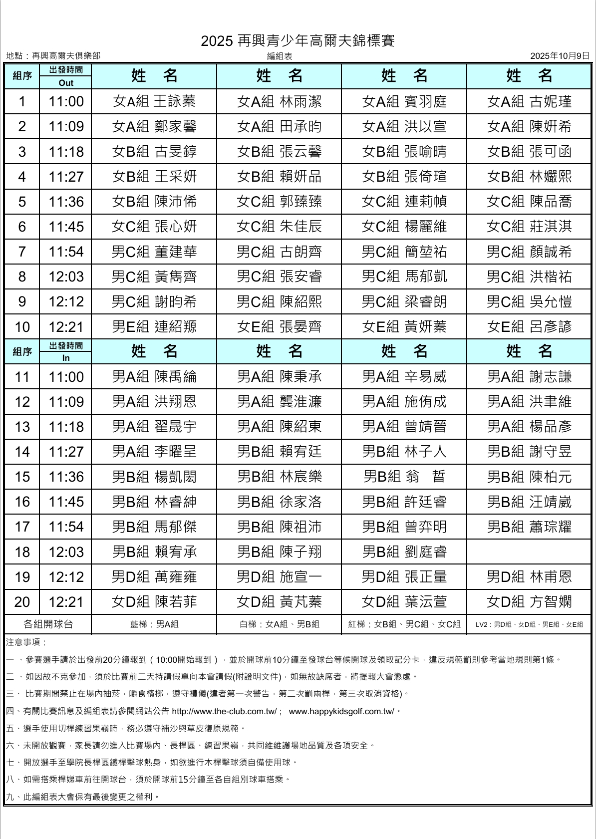 2025 再興青少年高爾夫錦標賽1009編組表.jpeg